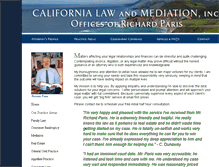 Tablet Screenshot of calawandmediation.com